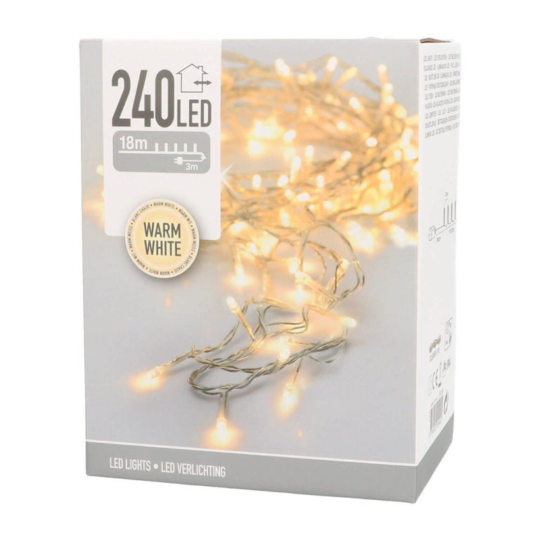 LED lights with 240 Warm bulbs